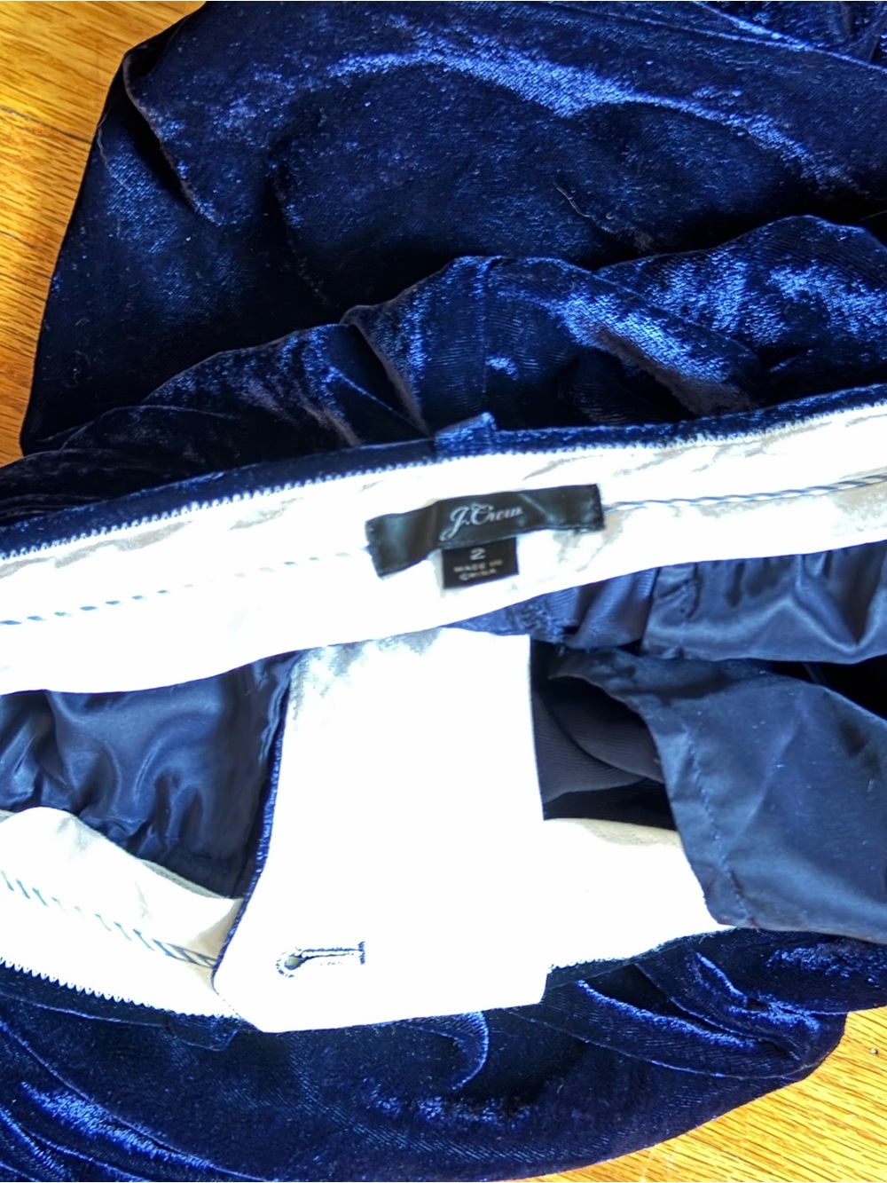 J.Crew Navy Dressy Pants– Size 2 – Like New - Picture 9 of 9